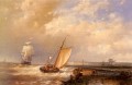 A Niederlande Rosa auf das Meer Überschrift Mit Versand Über Abraham Hulk Snr Stiefel Seestück